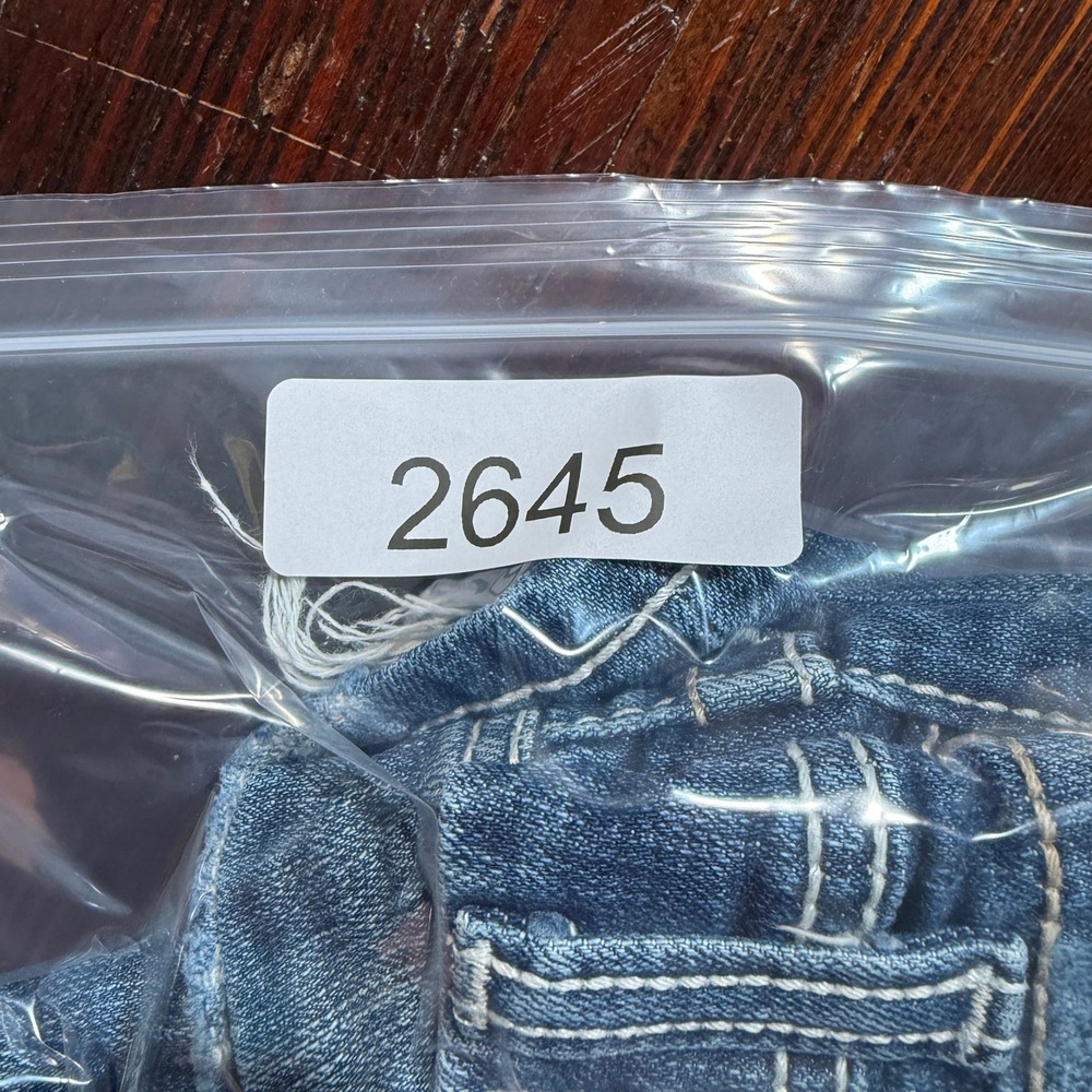 BKE Stella Denim Shorts Lot Womens 29 Blue Distressed Low Rise Stretch 8PL1025 - Picture 10 of 10